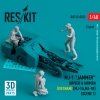 RESKIT RSF48-0032 MJ-1 Jammer Driver airmens (Vietnam) (MJ-1A,MJ-1B) (scene 1) (3 pcs) (3D Printed) 1/48